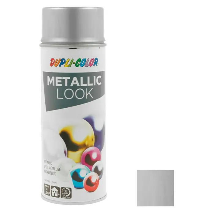 Dupli-Color Effect Speciale spray Metallic - Zilver Metallic, Zijdemat, Sneldrogend, 400 ml