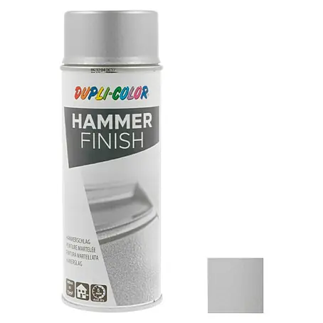 Dupli-Color Effect Spray met hamerslageffect Zilver