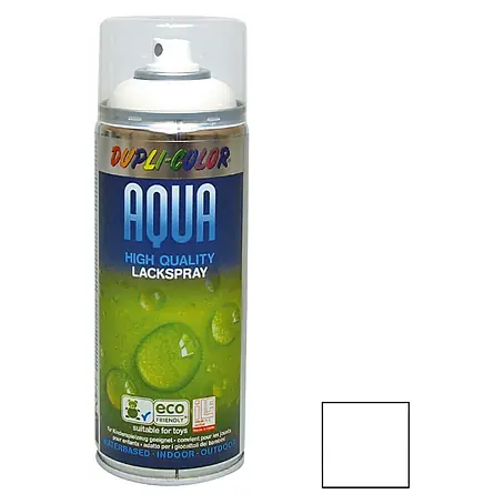 Dupli-Color Aqua Lakspray RAL 9010 Zuiver wit