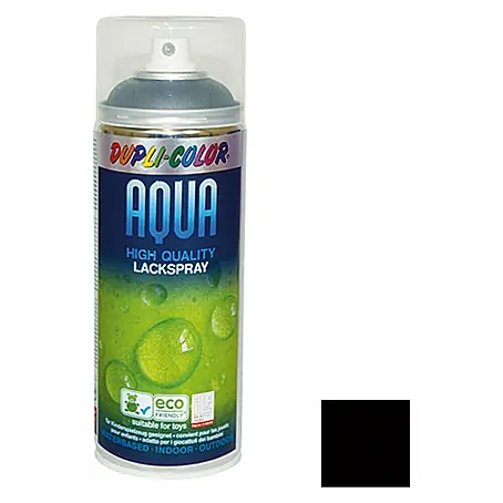 Dupli-Color Aqua Lakspray RAL 9005 Diepzwart