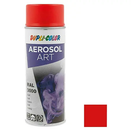 Dupli-Color Aerosol Art Sprayverf RAL 3000 Vuurrood