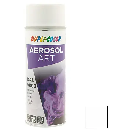 Dupli-Color Aerosol Art Sprayverf RAL 9003 Signaalwit