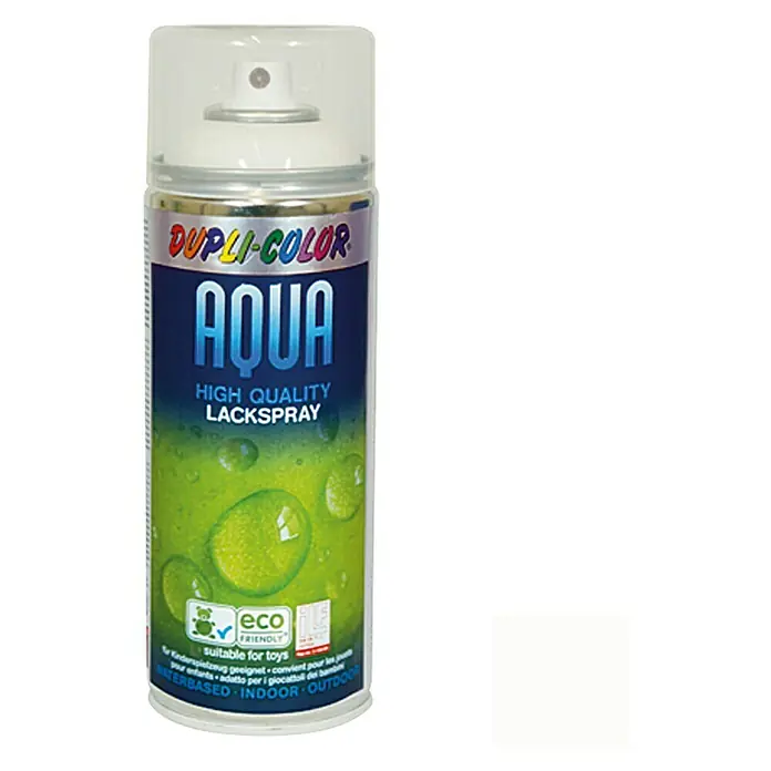 Dupli-Color Aqua Lakspray RAL 9010 Zuiver wit - Zuiver wit, Hoogglans, 350 ml