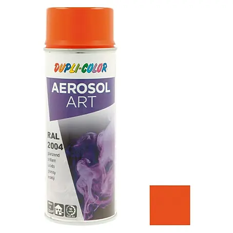Dupli-Color Aerosol Art Sprayverf RAL 2004 Zuiver oranje