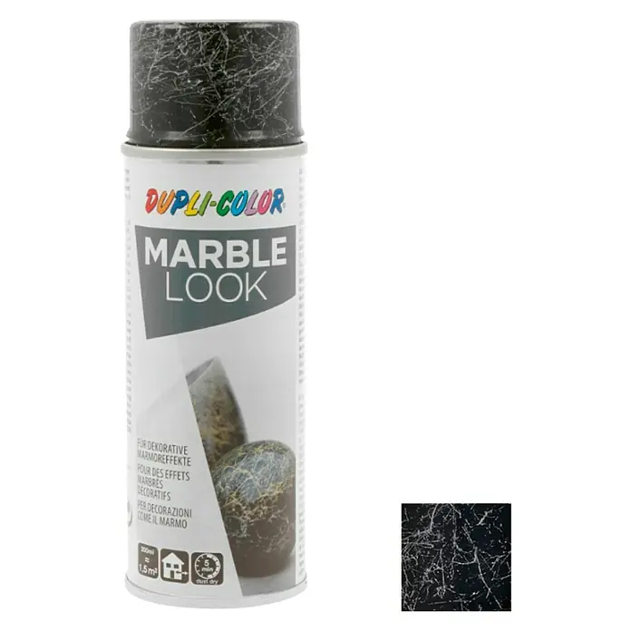 Dupli-Color Effect Spray met marmereffect Zilver - Zilver, Marmerlook, Sneldrogend, 200 ml