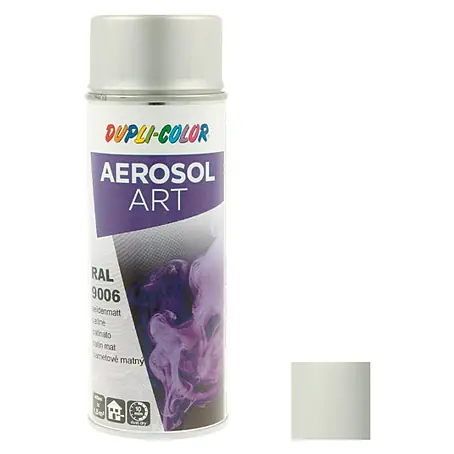 Dupli-Color Aerosol Art Sprayverf RAL 9006 Zilver