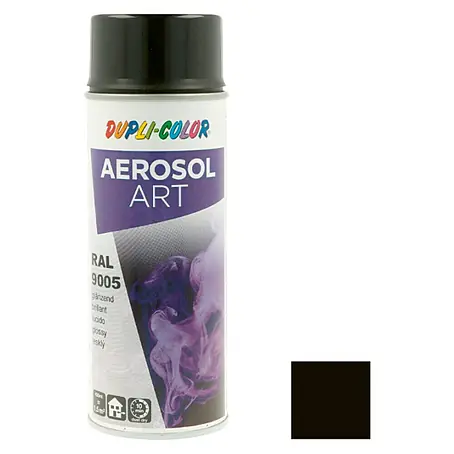 Dupli-Color Aerosol Art Sprayverf RAL 9005 Diepzwart
