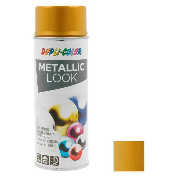 Dupli-Color Effect Acrylspuitlak Goud - Goud metallic, Zijdemat, Sneldrogend, 400 ml