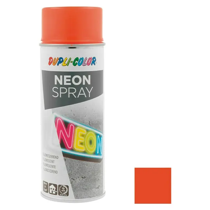 Dupli-Color Effect Neonspray Signaalrood - Signaalrood, Mat, Sneldrogend, 400 ml