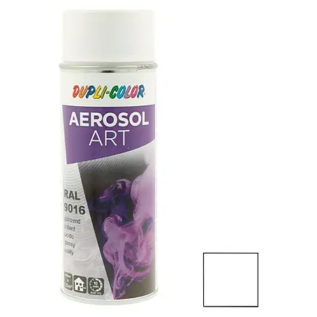 Dupli-Color Aerosol Art Sprayverf RAL 9016 Verkeerswit