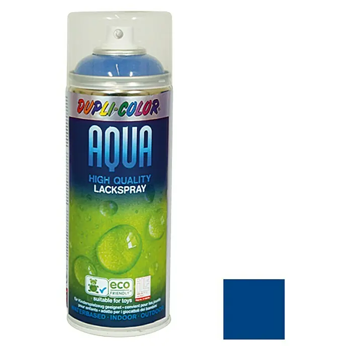Dupli-Color Aqua Lakspray RAL 5010 Gentiaanblauw - Gentiaanblauw, Hoogglans, 350 ml