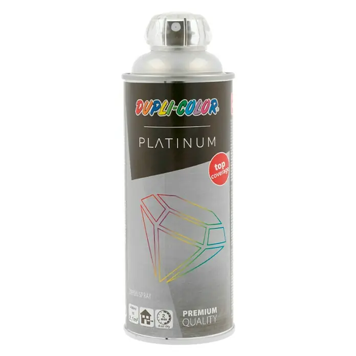 Dupli-Color Platinum Zaponspray Platinum Transparant - Glanzend, 400 ml, Transparant