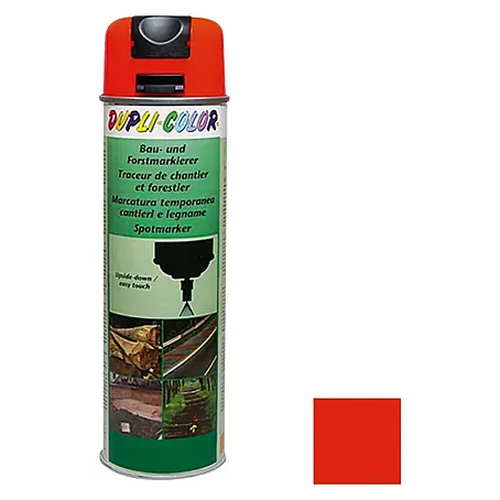 Dupli-Color  Markeerspray Bouw en bosbouw Helder rood