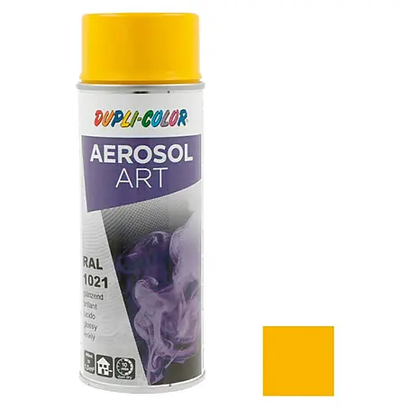 Dupli-Color Aerosol Art Sprayverf RAL 1021 Koolzaadgeel
