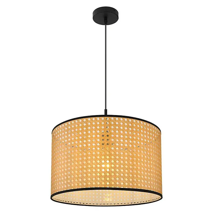 Globo Pendelleuchte rund Grizzana - Ø x H: 450 mm x 140 cm - Vorderansicht