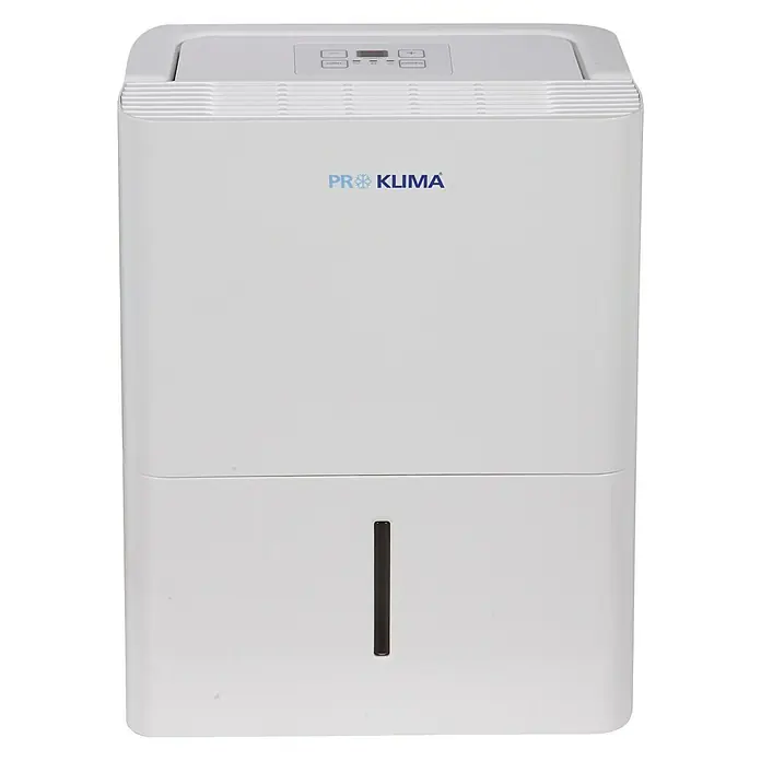 Proklima Luftentfeuchter - 350 W, Entfeuchtungsleistung: 12 l/Tag, Raumvolumen: 87,5 m³ - Vorderansicht
