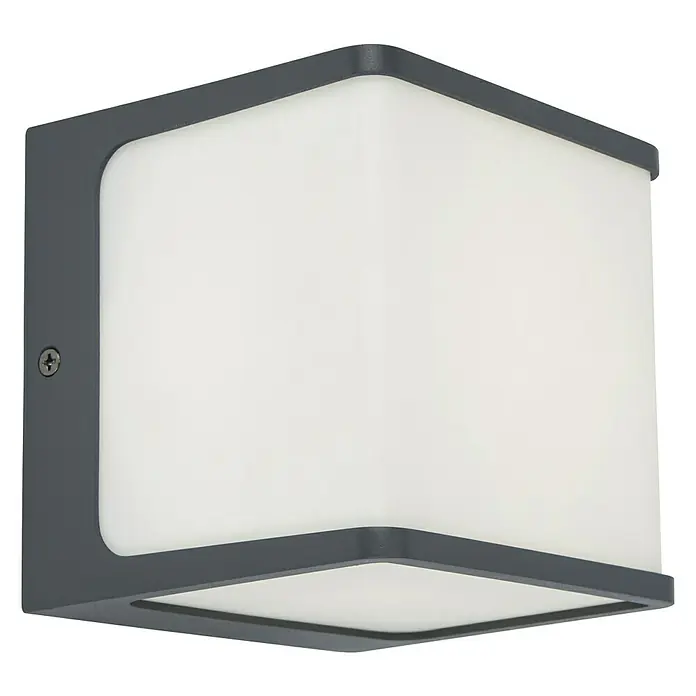 Lutec LED-Außenwandleuchte - 15 W, Anthrazit, IP54 - Vorderansicht