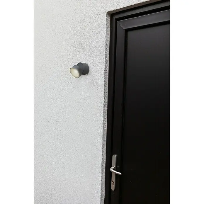 Lutec Aplique exterior LED Trumpet - 8 W, Antracita - Foto ambiente