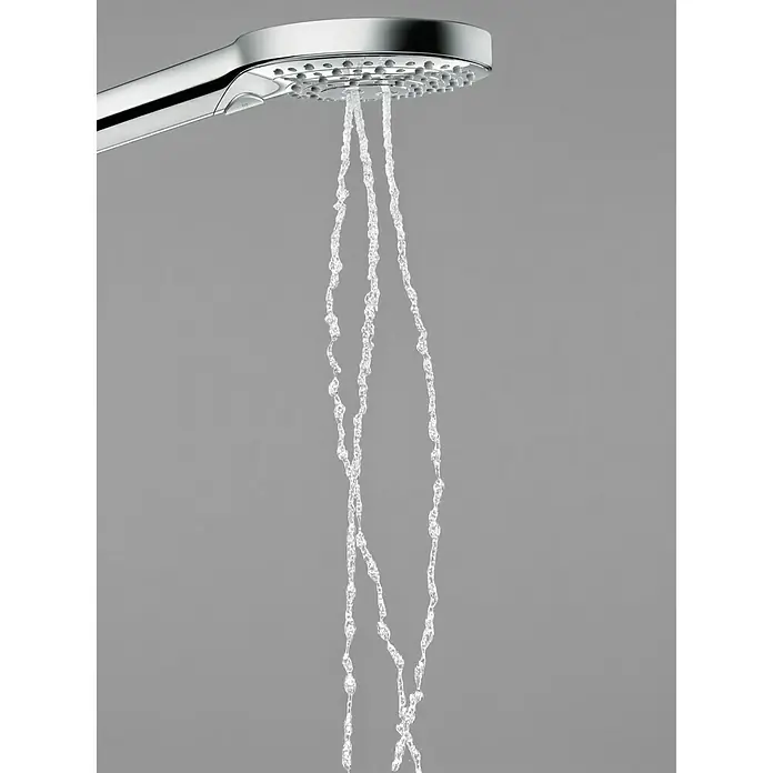 Hansgrohe Handbrause Raindance Select S 120 3jet - Anzahl Funktionen: 3 Stk., Durchmesser: 12,5 cm, Chrom - Anwendungsbeispiel