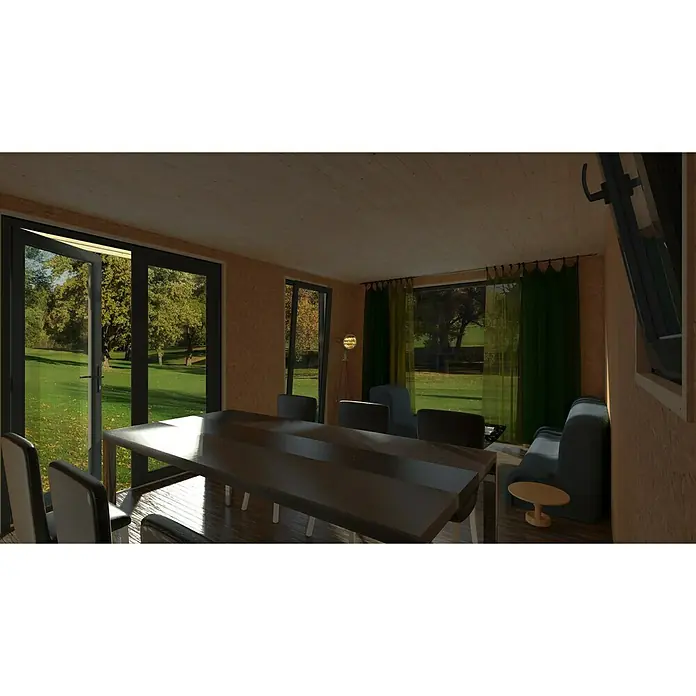 Décor et Jardin Caseta de jardín Studio Como - L x An: 537 x 364 cm, 17,06 m² - Producto en uso