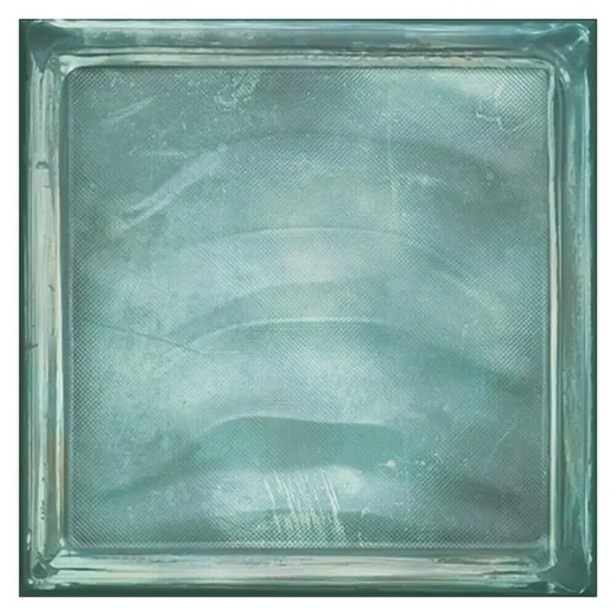 Wandfliese Cristal Blue Vitro - 20,1 x 20,1 cm, Blau, Glänzend - Vorderansicht