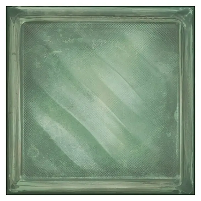 Wandfliese Cristal Green Vitro - 20,1 x 20,1 cm, Grün, Glänzend - Vorderansicht