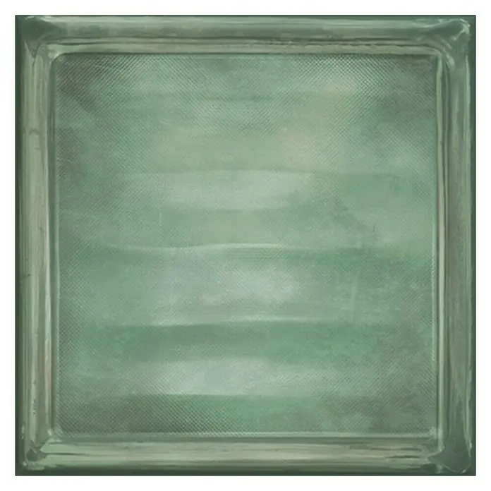 Wandfliese Cristal Green Vitro - 20,1 x 20,1 cm, Grün, Glänzend - Vorderansicht