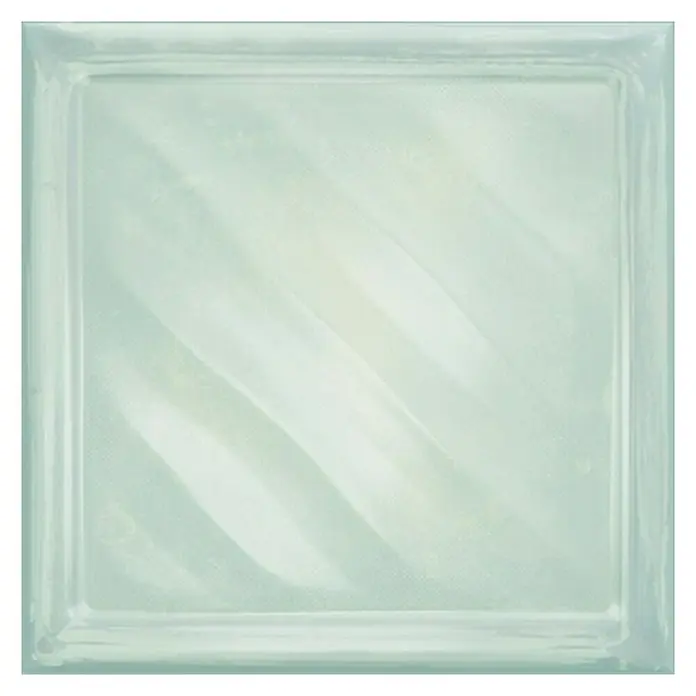 Wandfliese Cristal White Vitro - 20,1 x 20,1 cm, Weiß, Glänzend - Vorderansicht