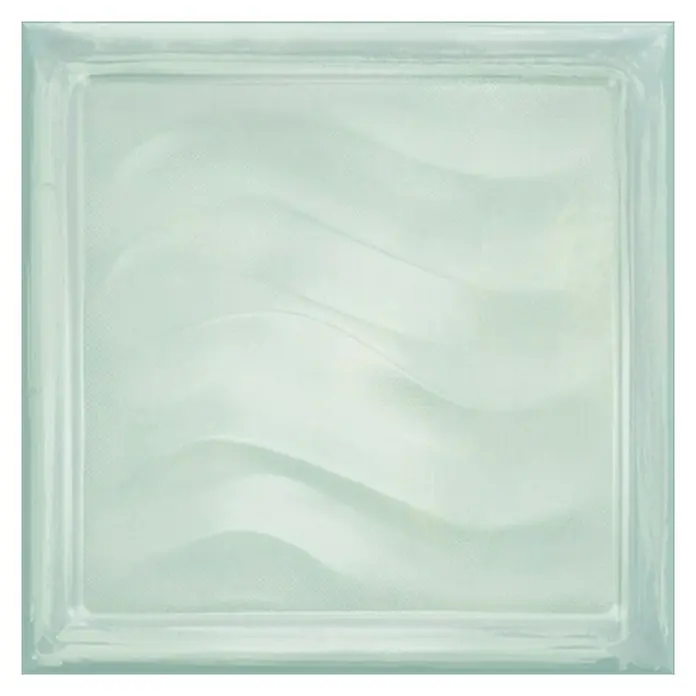 Wandfliese Cristal White Vitro - 20,1 x 20,1 cm, Weiß, Glänzend - Vorderansicht