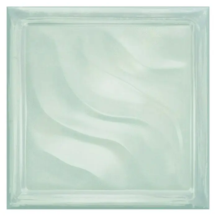 Wandfliese Cristal White Vitro - 20,1 x 20,1 cm, Weiß, Glänzend - Vorderansicht