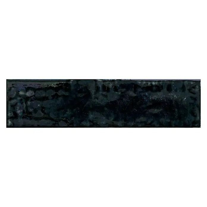 Wandfliese Raku Sapphire - 7,5 x 30 cm, Blau, Glänzend - Vorderansicht