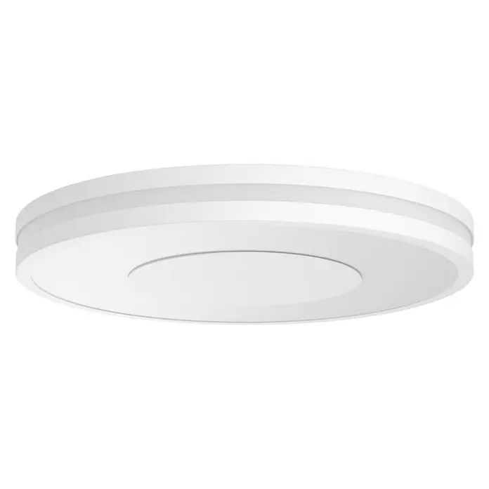 Philips Hue LED-Deckenleuchte rund - 27 W, Ø x H: 348 mm x 5,1 cm, Weiß, Kaltweiß - Vorderansicht
