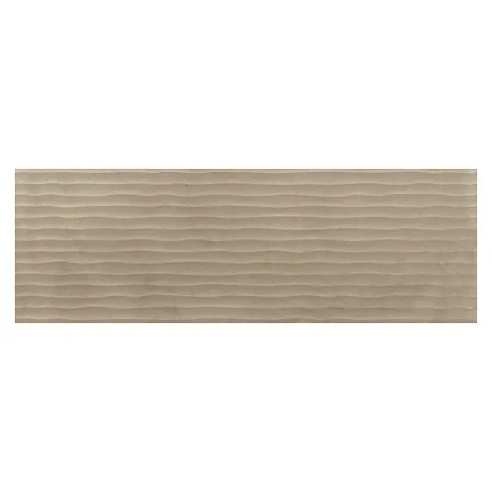 BHS Showroom Revestimiento de pared Betton Wall Relieve Line - 30 x 90 cm, Taupe, Efecto cemento