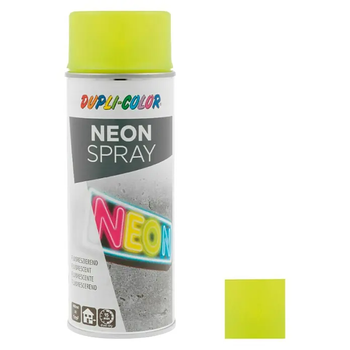 Dupli-Color Effect Neonspray Citroengeel - Citroengeel, Mat, Sneldrogend, 400 ml