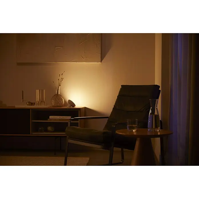 Philips Hue LED-Tischleuchte Bloom - 7,2 W, Weiß, Höhe: 10,1 cm - Stimmungsaufnahme