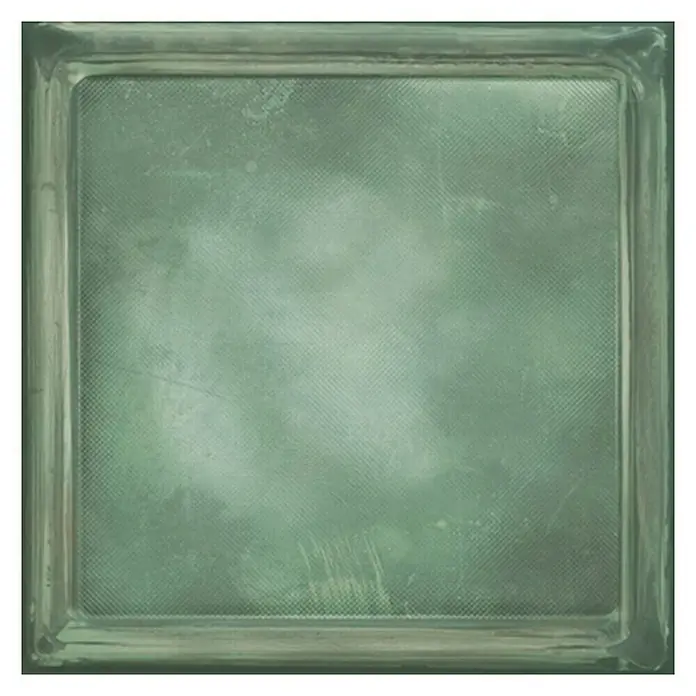Wandfliese Cristal Green Pave - 20,1 x 20,1 cm, Grün, Glänzend - Vorderansicht