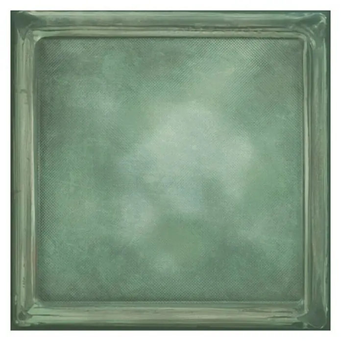 Wandfliese Cristal Green Pave - 20,1 x 20,1 cm, Grün, Glänzend - Vorderansicht