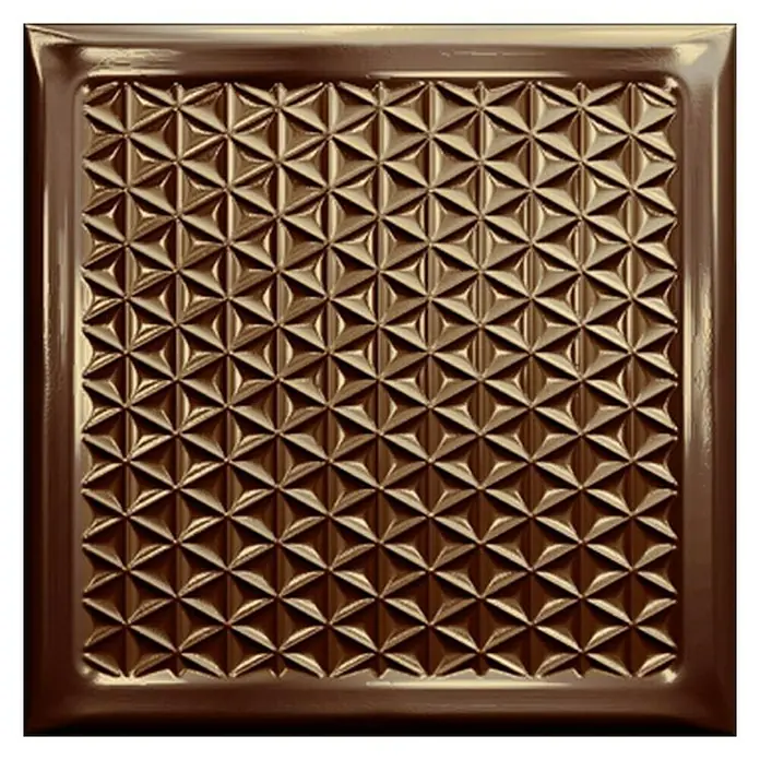 Wandfliese Cristal Titanium Brick - 20,1 x 20,1 cm, Titan, Glänzend - Vorderansicht