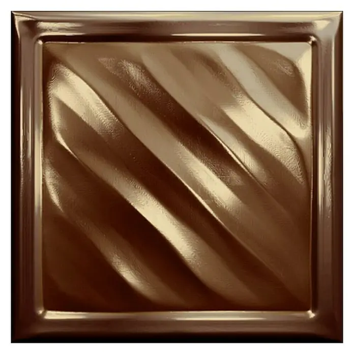 Wandfliese Cristal Titanium Vitro - 20,1 x 20,1 cm, Titan, Glänzend - Vorderansicht