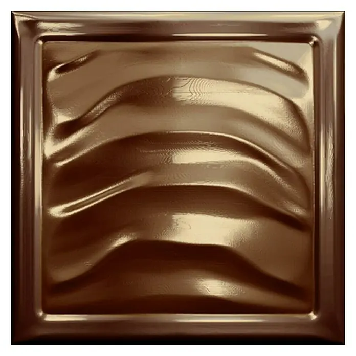 Wandfliese Cristal Titanium Vitro - 20,1 x 20,1 cm, Titan, Glänzend - Vorderansicht