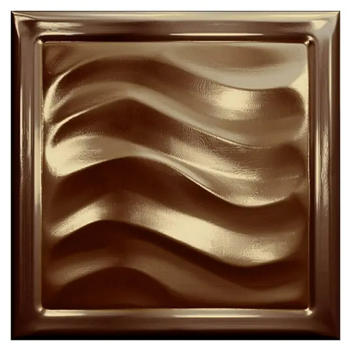 Wandfliese Cristal Titanium Vitro - 20,1 x 20,1 cm, Titan, Glänzend - Vorderansicht