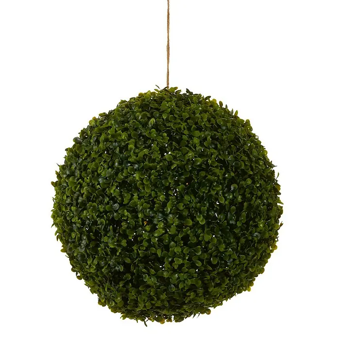 Planta artificial Buxus - Altura: 38 cm, Verde, Plástico