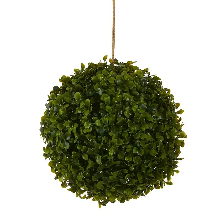Planta artificial Buxus - Altura: 22 cm, Verde, Plástico
