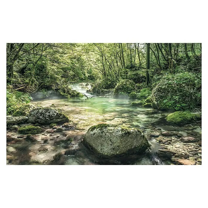 Komar Stefan Hefele Edition 1 Fototapete Tranquil Pool - 4 -tlg., B x H: 400 x 250 cm, Vlies - Vorderansicht