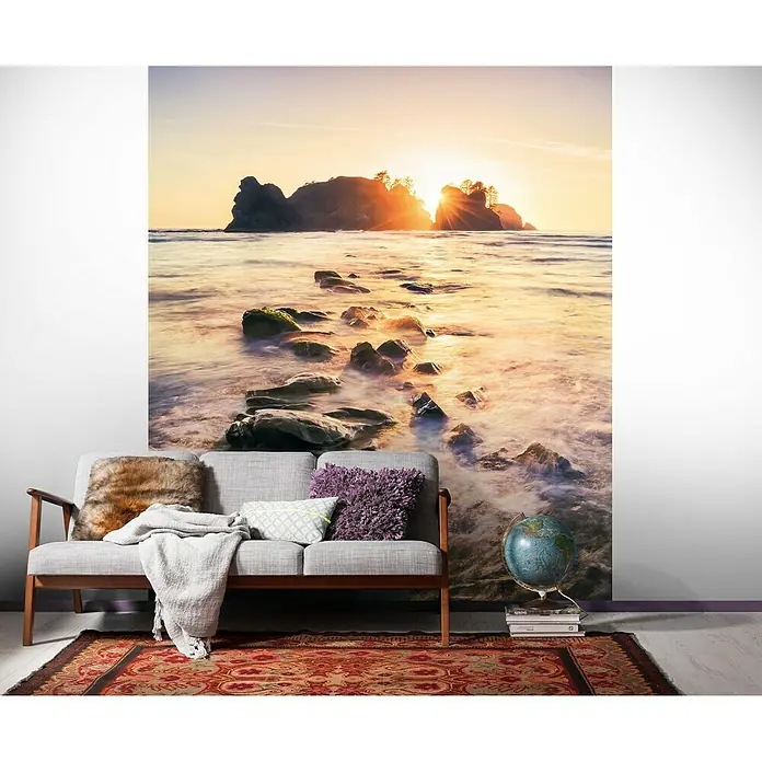 Komar Stefan Hefele Edition 1 Fototapete Island Dreaming - 2 -tlg., B x H: 200 x 250 cm, Vlies - Stimmungsaufnahme