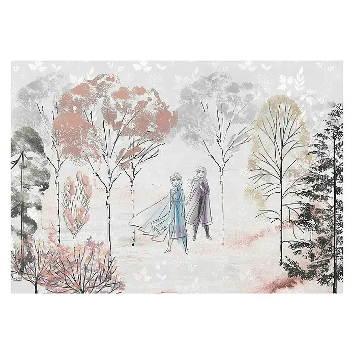 Komar Disney Edition 4 Fototapete Frozen Natural Spirit - 8 -tlg., B x H: 400 x 280 cm, Vlies - Vorderansicht