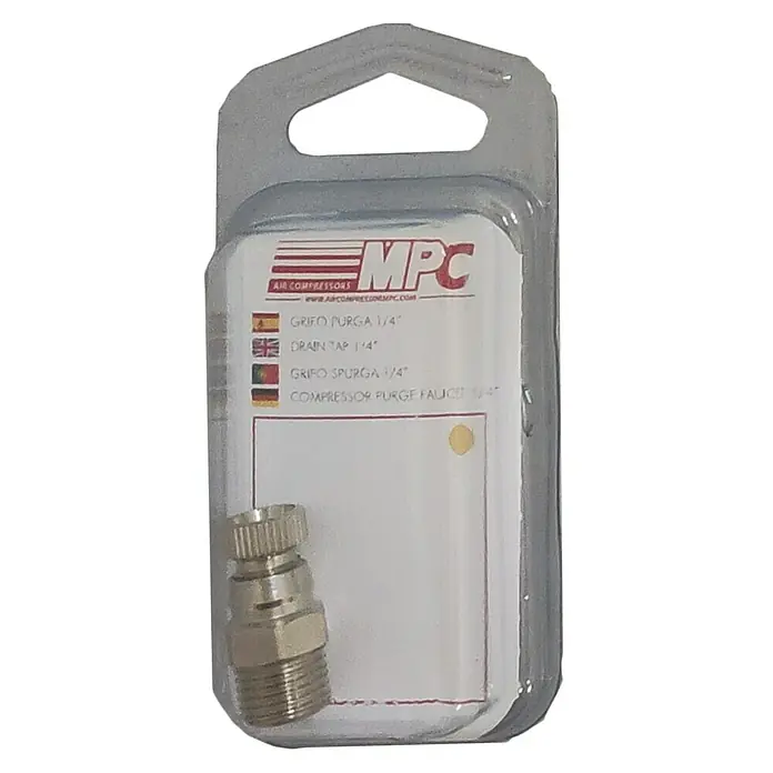 MPC Tapón purgador - ¼″, Presión máx.: 10 bar