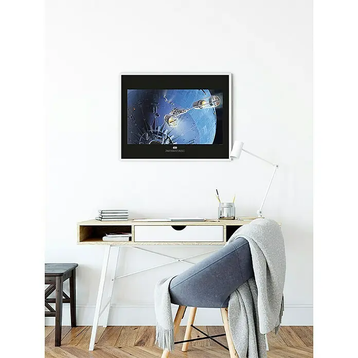 Komar Star Wars Poster RMQ Death Star Attack - Disney, B x H: 40 x 30 cm - Stimmungsaufnahme