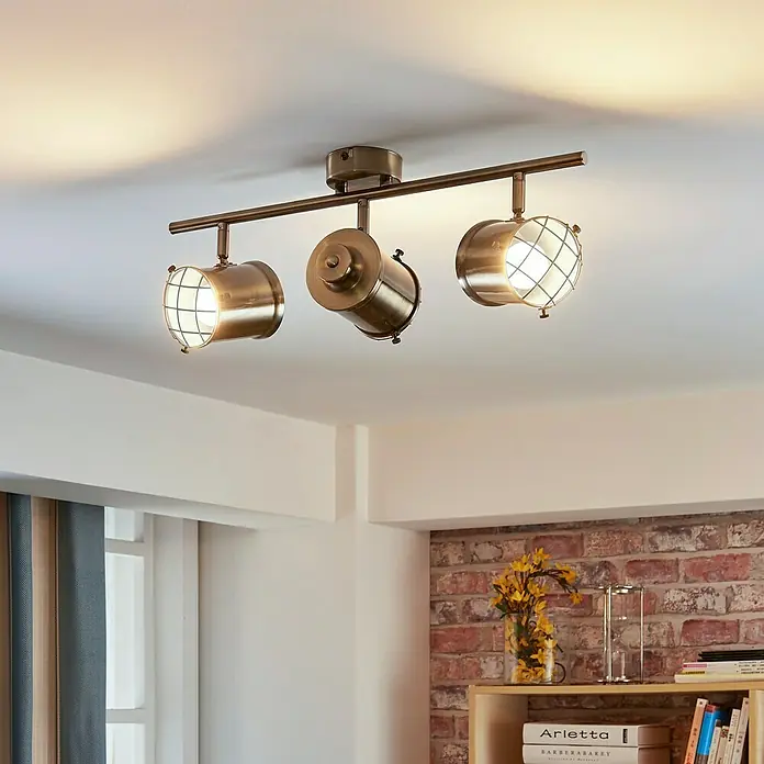 LED-Deckenleuchte Ebbi - 15 W, L x B x H: 50 x 8,6 x 20 cm, Warmweiß