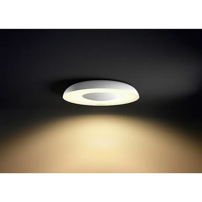 Philips Hue Plafón LED redondo Still - 32 W, Ø x Al: 391 mm x 7,1 cm, Blanco cálido - Foto ambiente